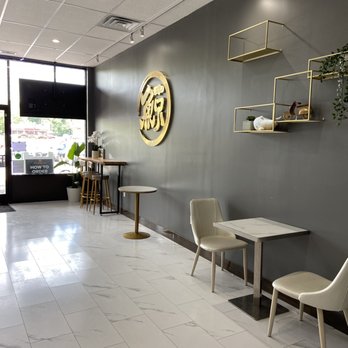 The Whale Tea - tables and chairs in the lobby - Bubble Tea Near Me - Milford, Connecticut