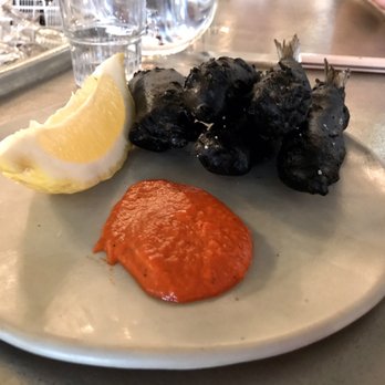 Clown Bar - Tempura sardine with blank ink - French Near Me - Paris, 75