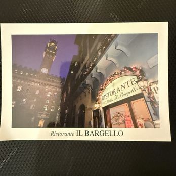 Il Bargello - A gifted card of the restaurant. - Bed & Breakfast Near Me - Florence, FI Il Bargello - A gifted card of the restaurant. - Bed & Breakfast Near Me - Florence, FI