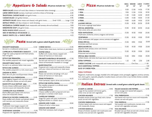 Menu photo 3 Allegro Pizza Thousand Oaks, CA