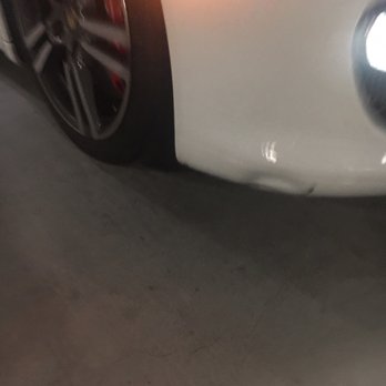 Dan The Bumper Man - Lower front bumper damage (before) - Body Shops Near Me