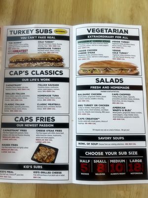 Menu photo 8 Capriotti's Sandwich Shop Ontario, CA Menu photo 8 Capriotti's Sandwich Shop Ontario, CA