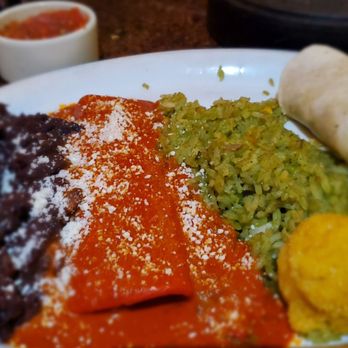 El Torito Grill - Chicken and Roasted Corn Enchilada and Slow Roasted Carnitas Taco - Mexican Near Me - Brea, California