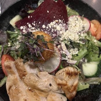Goen Dining + Bar - Beets & Sweetland Farm's Roasted Feta Cheese with Chicken - Pan Asian Near Me - Kailua, Hawaii