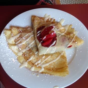 Cafe Conti - Mixed berries and crème anglaise crepe - Breakfast & Brunch Near Me - New Orleans, Louisiana