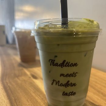 Phin Cafe - banana matcha - Coffee & Tea Near Me - Fremont, California Phin Cafe - banana matcha - Coffee & Tea Near Me - Fremont, California