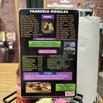 Taqueria Morelos - menu - Mexican Near Me - Austin, Texas