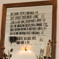 Inver Restaurant - Specials board.