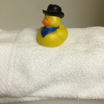Hampton Inn Eau Claire - Rubber Ducky greets you at the hotel room :o) - Hotels Near Me - Eau Claire, Wisconsin Hampton Inn Eau Claire - Rubber Ducky greets you at the hotel room :o) - Hotels Near Me - Eau Claire, Wisconsin