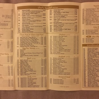 Asian Ginger - Menu side two - Chinese Near Me - Beacon, New York
