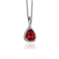 Ruby and diamond pendant at Smythe and Cross.com