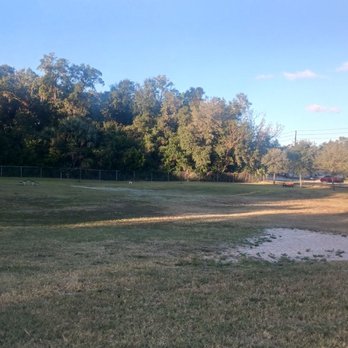 Waggin Trail Dog Park - View from the double gated entry area - Dog Parks Near Me - Orange City, Florida Waggin Trail Dog Park - View from the double gated entry area - Dog Parks Near Me - Orange City, Florida