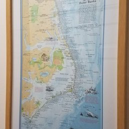 Poster I wanted framed. He picked the perfect matte and perfect frame.