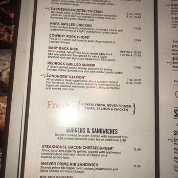 LongHorn Steakhouse - Menu - Steakhouses Near Me - Peoria, Illinois