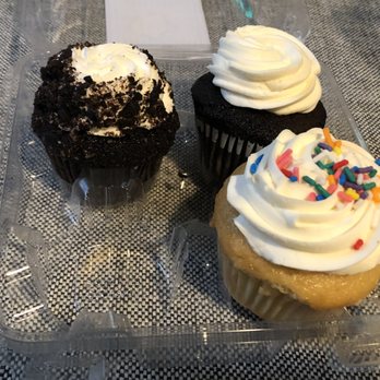 Sugar Bakery - Vegan Oreo, Black and White and Vanilla Buttercream (clockwise from top left) - Bakeries Near Me - East Haven, Connecticut Sugar Bakery - Vegan Oreo, Black and White and Vanilla Buttercream (clockwise from top left) - Bakeries Near Me - East Haven, Connecticut