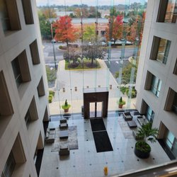 American Identity Solutions - The atrium of the building. AIS is on the fourth floor.
