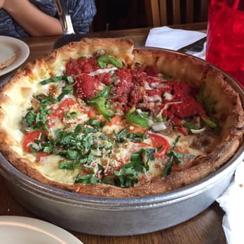 Star Pizza - Half margarita half starburst deep dish - Pizza Near Me - Houston, Texas