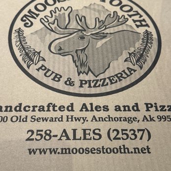 Moose's Tooth - Pizza box to go - Pizza Near Me - Anchorage, Alaska