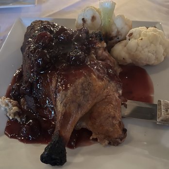 Villa Paul Restaurant - Long Islands best Roast Duck, served crisp with Cherry sauce - Italian Near Me - Hampton Bays, New York