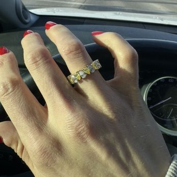 Myranda Fine Jewelry - Most recent piece. Lab staggered diamond and yellow band. Obsessed!!! - Jewelry Near Me - Chandler, Arizona Myranda Fine Jewelry - Most recent piece. Lab staggered diamond and yellow band. Obsessed!!! - Jewelry Near Me - Chandler, Arizona