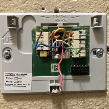 Dyess Air & Plumbing - After new Honeywell installation, yes I cut off the breaker. No power to red power or blue common... - Heating & Air Conditioning/HVAC Near Me - Claxton, Georgia Dyess Air & Plumbing - After new Honeywell installation, yes I cut off the breaker. No power to red power or blue common... - Heating & Air Conditioning/HVAC Near Me - Claxton, Georgia