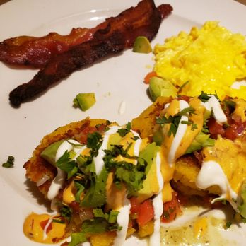 Bailey's Breakfast & Lunch - Corn cakes with scrambled eggs - Breakfast & Brunch Near Me - Omaha, Nebraska Bailey's Breakfast & Lunch - Corn cakes with scrambled eggs - Breakfast & Brunch Near Me - Omaha, Nebraska