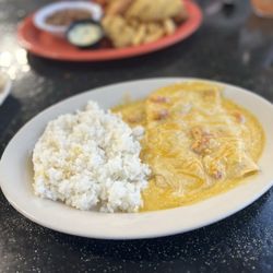 LaFours Seafood Restaurant - Crawfish enchiladas