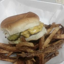 American Legion Zanesville Post No 29 - Steak Burger and Fries