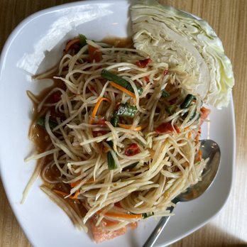 Supa Thai - Lao style papaya salad (you can ask for raw shrimp and crab) - Thai Near Me - Kapolei, Hawaii Supa Thai - Lao style papaya salad (you can ask for raw shrimp and crab) - Thai Near Me - Kapolei, Hawaii