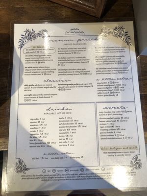 Menu photo 2 {petite} maman New York, NY Menu photo 2 {petite} maman New York, NY