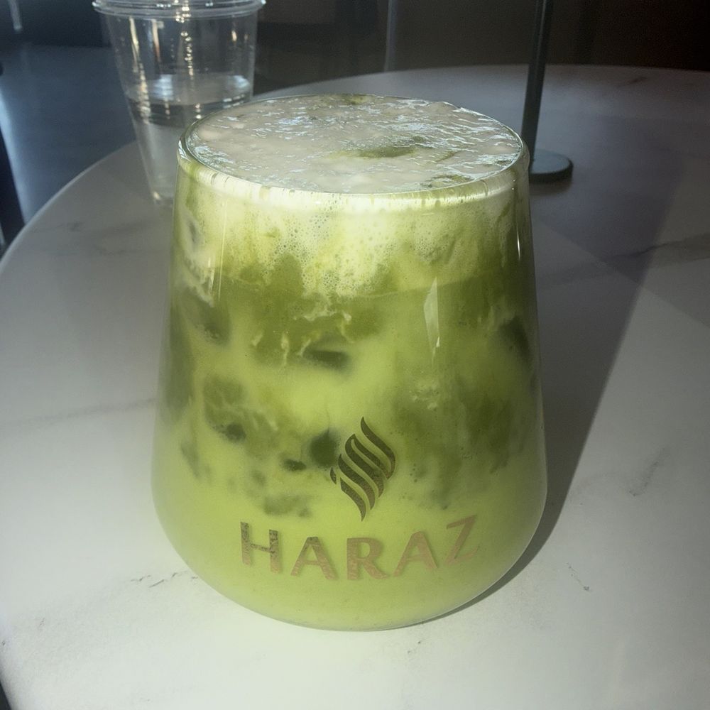 Haraz Coffee House - Honey Matcha latte - Desserts Near Me - Perry Hall, Maryland