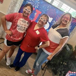Park Manor of Conroe - Memorial Day party