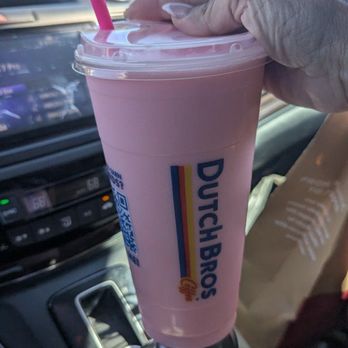Dutch Bros Coffee - Strawberry shake - Juice Bars & Smoothies Near Me - Fontana, California Dutch Bros Coffee - Strawberry shake - Juice Bars & Smoothies Near Me - Fontana, California