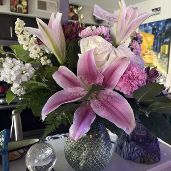 Beautiful Bouquet Florist - Stargazer Lilies opening up - Florists Near Me - Henderson, Nevada Beautiful Bouquet Florist - Stargazer Lilies opening up - Florists Near Me - Henderson, Nevada