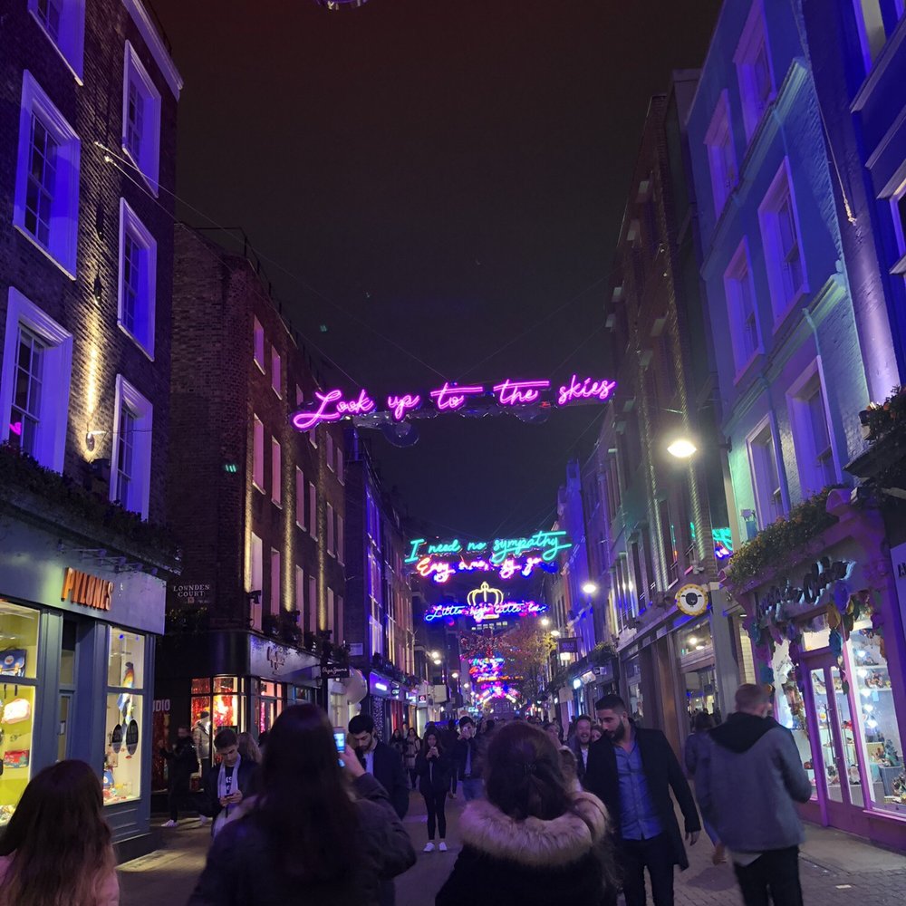 Carnaby Street - Christmas 2018 - Shopping Centers Near Me - London, XGL Carnaby Street - Christmas 2018 - Shopping Centers Near Me - London, XGL