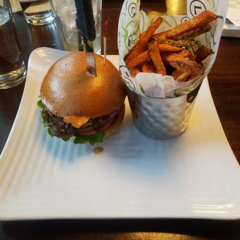 Liberty Burger - Liberty Burger with Bison meat and sweet potato fries - Burgers Near Me - Jackson, Wyoming Liberty Burger - Liberty Burger with Bison meat and sweet potato fries - Burgers Near Me - Jackson, Wyoming