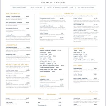 Canela Cafe - Breakfast & Brunch Near Me - Milwaukee, Wisconsin