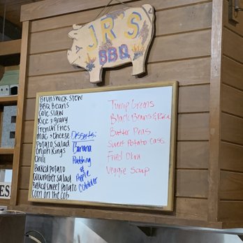 J.R.'s Log House Restaurant - Veggie board updated daily - Barbeque Near Me - Norcross, Georgia J.R.'s Log House Restaurant - Veggie board updated daily - Barbeque Near Me - Norcross, Georgia