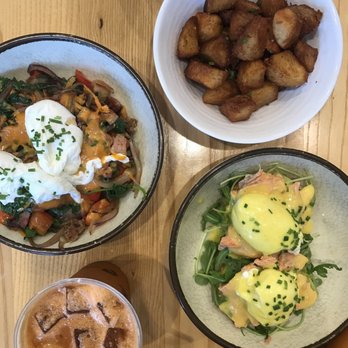 The Gray Olive Cafeteria - Kitchen sink, salmon Benny , Thai iced tea - Breakfast & Brunch Near Me - Burnaby, British Columbia The Gray Olive Cafeteria - Kitchen sink, salmon Benny , Thai iced tea - Breakfast & Brunch Near Me - Burnaby, British Columbia