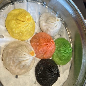 Dumpling District - Rainbow Soup Dumplings 6 - Shanghainese Near Me - Germantown, Maryland