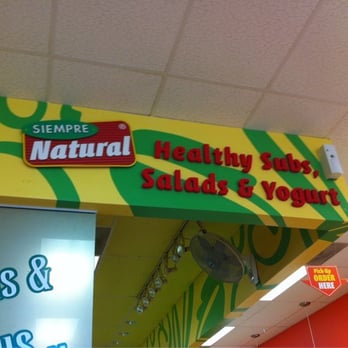 Siempre Natural - a sign in a store - Salad Near Me - Mission, Texas