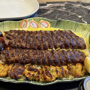 Pom Restaurant - Family platter - Huge! - Persian/Iranian Near Me - Edmonton, Alberta