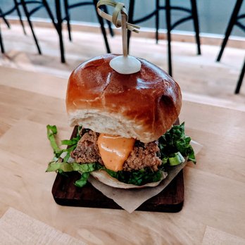 Menya Goku By Ramen Wasabi - Karaage Slider - house marinated chicken thigh, greens, mini brioche, spicy mayo - Ramen Near Me - Chicago, Illinois