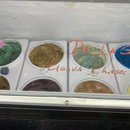 Ice cream selections Ice cream selections