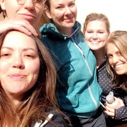 Roseway Yoga & Movement - Della Mae got up early for yoga! We loved Alisa!