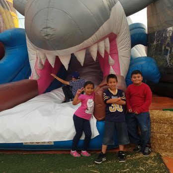 Frosty's Forest Pumpkin Patch - Shark inflatable - Attraction Farms Near Me - Chino, California Frosty's Forest Pumpkin Patch - Shark inflatable - Attraction Farms Near Me - Chino, California