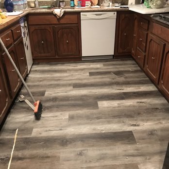 Flooring Pros - Kitchen flooring looks amazing. Now I need new kitchen cabinets to go with my beautiful flooring - Flooring Near Me - Stockton, California
