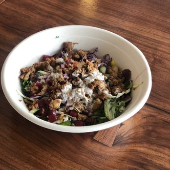 SAJJ Mediterranean - Chicken Shawarma salad and rice bowl - Mediterranean Near Me - San Francisco, California SAJJ Mediterranean - Chicken Shawarma salad and rice bowl - Mediterranean Near Me - San Francisco, California