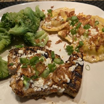 Bonefish Grill - Swordfish and Pumpkin Ravioli... I licked the plate!! - Seafood Near Me - Wichita, Kansas Bonefish Grill - Swordfish and Pumpkin Ravioli... I licked the plate!! - Seafood Near Me - Wichita, Kansas
