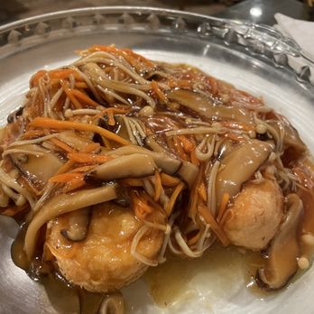 The Noble Chef - Two Mushrooms with Silken Tofu - Chinese Near Me - San Diego, California The Noble Chef - Two Mushrooms with Silken Tofu - Chinese Near Me - San Diego, California